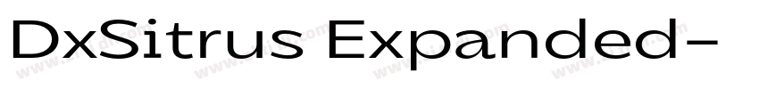 DxSitrus Expanded字体转换